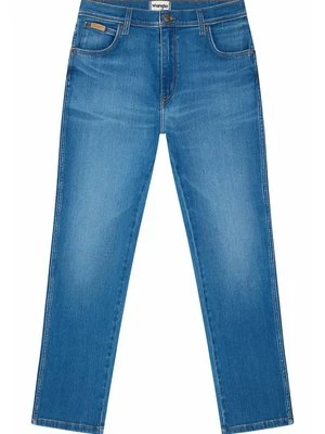 Jeansy Straight Leg Wrangler niebieski denim