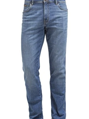 Jeansy Straight Leg Wrangler jasnoniebieski denim