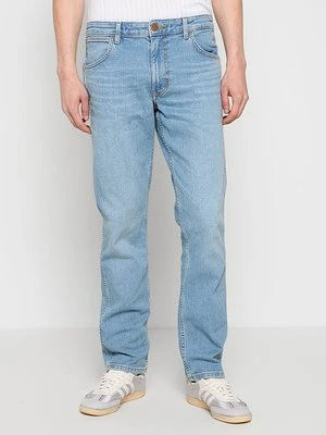 Jeansy Straight Leg Wrangler niebieski