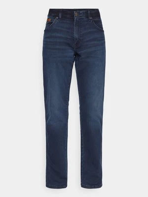 Jeansy Straight Leg Wrangler ciemnoniebieski