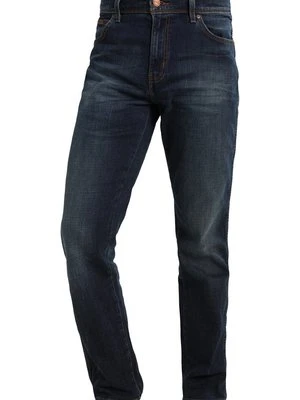 Jeansy Straight Leg Wrangler niebieski denim