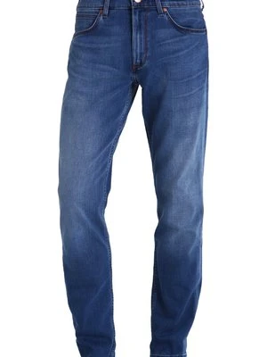 Spodnie materiałowe Wrangler niebieski denim