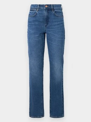 Jeansy Straight Leg Wrangler niebieski denim
