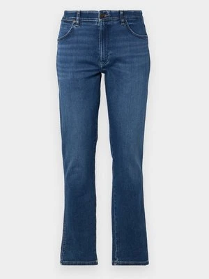 Jeansy Straight Leg Wrangler niebieski denim