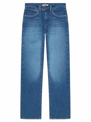 Jeansy Straight Leg Wrangler jasnoniebieski denim