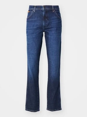 Jeansy Straight Leg Wrangler ciemnoniebieski