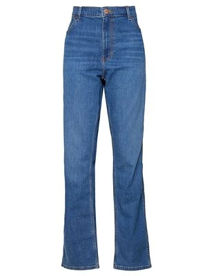 Jeansy Straight Leg Wrangler żółty
