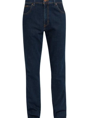 Jeansy Straight Leg Wrangler ciemnoniebieski