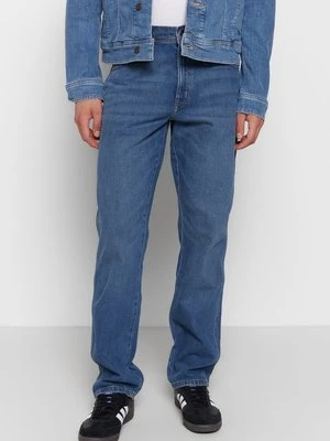 Jeansy Straight Leg Wrangler granatowy