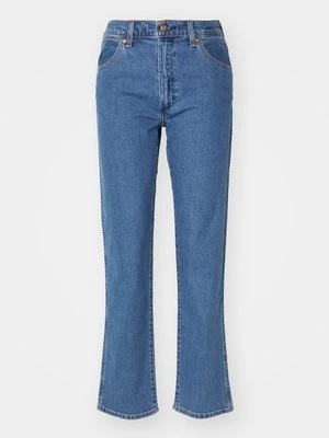 Jeansy Straight Leg Wrangler niebieski denim