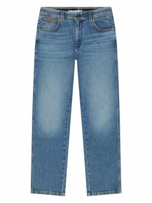 Jeansy Slim Fit Wrangler denim wybielany