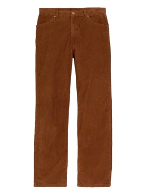 Jeansy Straight Leg Wrangler brązowy
