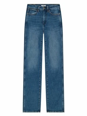 Jeansy Straight Leg Wrangler ciemnoniebieski