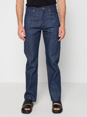 Jeansy Straight Leg Wrangler granatowy