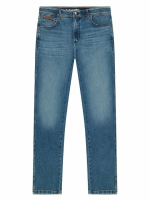 Jeansy Straight Leg Wrangler granatowy