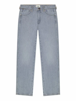 Jeansy Straight Leg Wrangler jasnoniebieski denim