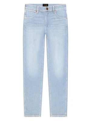 Jeansy Straight Leg Wrangler jasnoniebieski denim