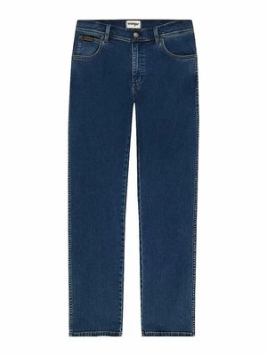 Jeansy Straight Leg Wrangler niebieski denim