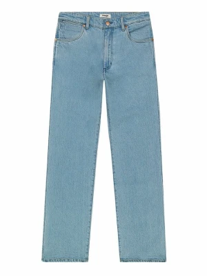 Jeansy Straight Leg Wrangler niebieski denim