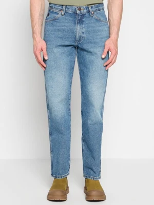 Jeansy Straight Leg Wrangler niebieski denim