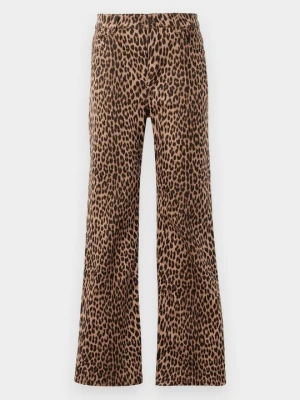 Jeansy Straight Leg Zadig&Voltaire brązowy