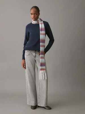 Jeansy straight z niskim stanem szary denim - Teen - - MANGO TEEN