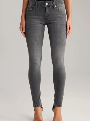 Jeansy Sue o wąskim kroju w kolorze szarym z efektem sprania Joop