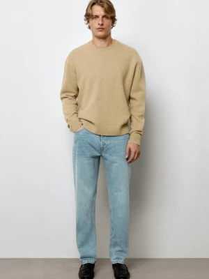 Jeansy Tapered Fit - Jasnoniebieski - Massimo Dutti - Male