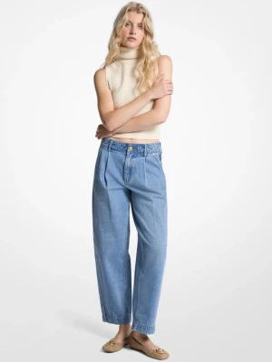 Jeansy typu barrel z denimu Michael Kors