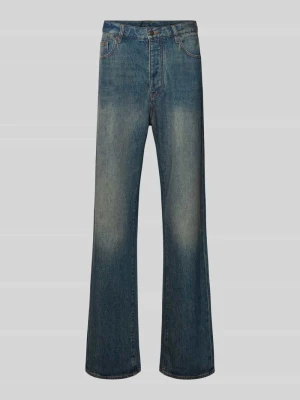 Jeansy w 5 kieszeni Armani Exchange Ciemnoniebieski