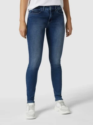 Jeansy w dekatyzowanym stylu o kroju skinny fit model ‘DREAM SKINNY’ MAC Niebieski