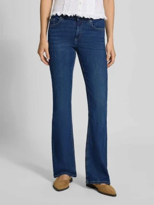 Jeansy w kroju bootcut z mieszanka bawełny model 'BLUSH' Only Jeansowy niebieski