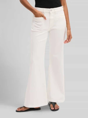 Jeansy w kroju bootcut z mieszanka bawełny model 'CAYA' Marc O'Polo