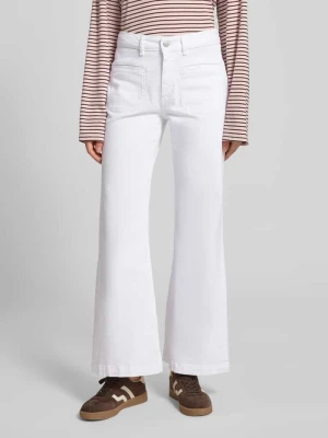 Jeansy w kroju bootcut z mieszanka bawełny model 'CAYA' Marc O'Polo