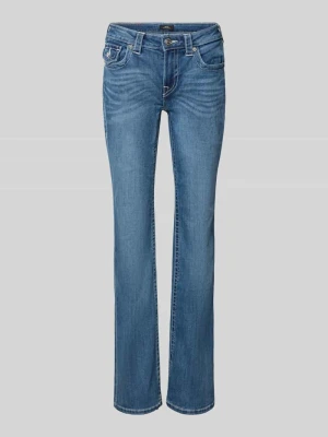 Jeansy w kroju bootcut z mieszanki bawełny model 'BECCA' True Religion Jeansowy niebieski