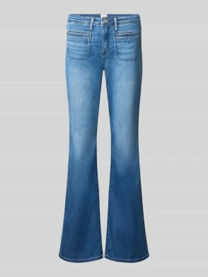 Jeansy w kroju bootcut z mieszanki bawełny model 'SHAKIRA' BRAX Jasnoniebieski