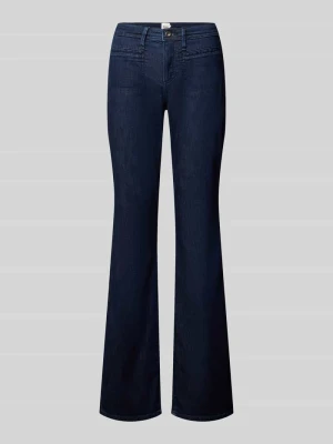 Jeansy w kroju bootcut z mieszanki bawełny model 'SHAKIRA' BRAX Niebieski