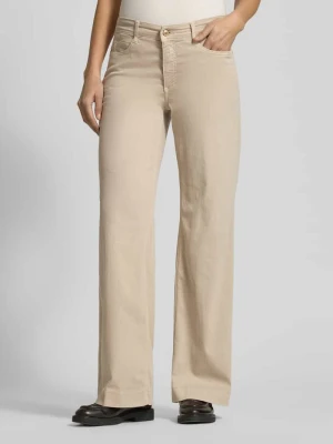 Jeansy w kroju loose fit z 5 kieszeni MAC Beżowy