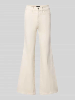 jeansy w kroju regular fit bootcut z mieszanka bawełny model 'ROSALYA 5.0' Boss