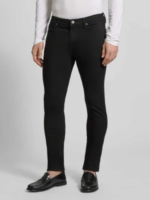 Jeansy w kroju slim fit w fasonie 5-kieszeniowym model 'LUKE' Lee