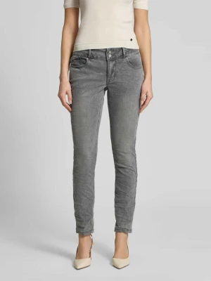 Jeansy w kroju slim fit w fasonie 5-kieszeniowym model 'Tummyless' Buena Vista