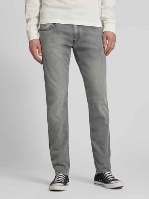 Jeansy w kroju slim fit z kieszeniami bocznymi model 'Anbass' Replay