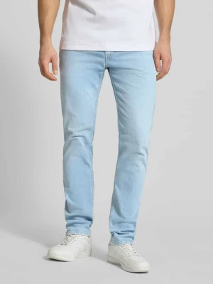 Jeansy w kroju slim fit z kieszeniami wpuszczanymi model 'Anbass' Replay