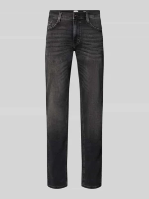 Jeansy w kroju slim fit z kieszeniami wpuszczanymi Model 'Oregon' Mustang Ciemnoszary
