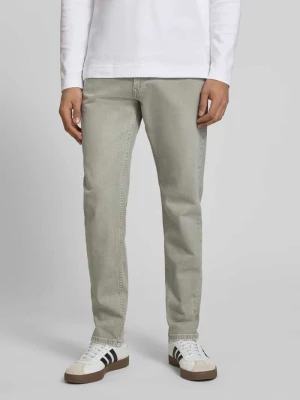Jeansy w kroju tapered fit z mieszanki bawełny model 'STANLEY' Pepe Jeans