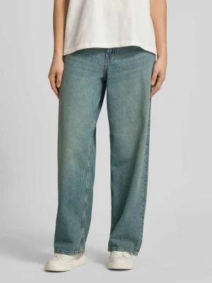 Jeansy w kroju wide fit w 5 kieszeni model 'Kyoto' JJXX