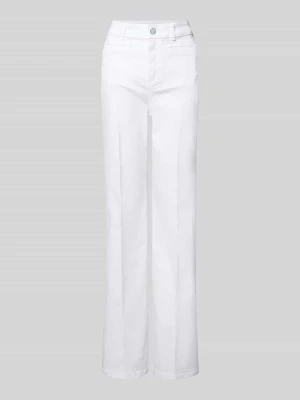Jeansy w kroju wide fit z kantami Christian Berg Woman