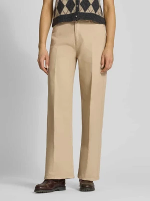 Jeansy w kroju wide fit z kantami Christian Berg Woman