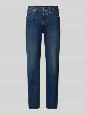 Jeansy w kroju wide & loose fit z czystej bawełny model '501®' Levi's Jeansowy niebieski