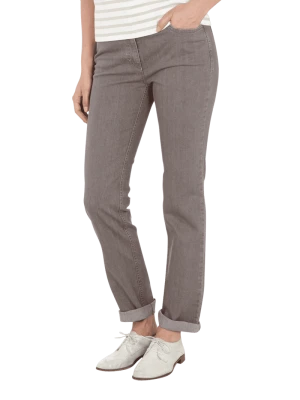 Jeansy w odcieniu Rinsed Washed o kroju comfort s fit model ‘CARLA’ Zerres